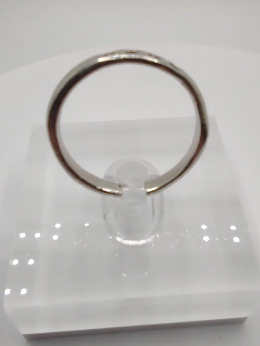 Ring Owen Name Inscribed -Stackable- Sz 8.5 - Sterling Silver 925